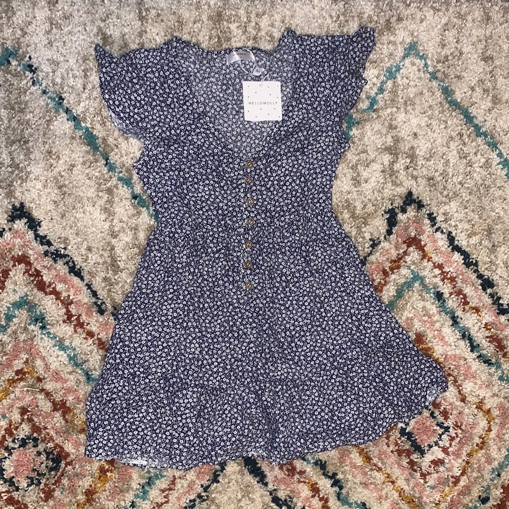 Hello Molly blue floral dress